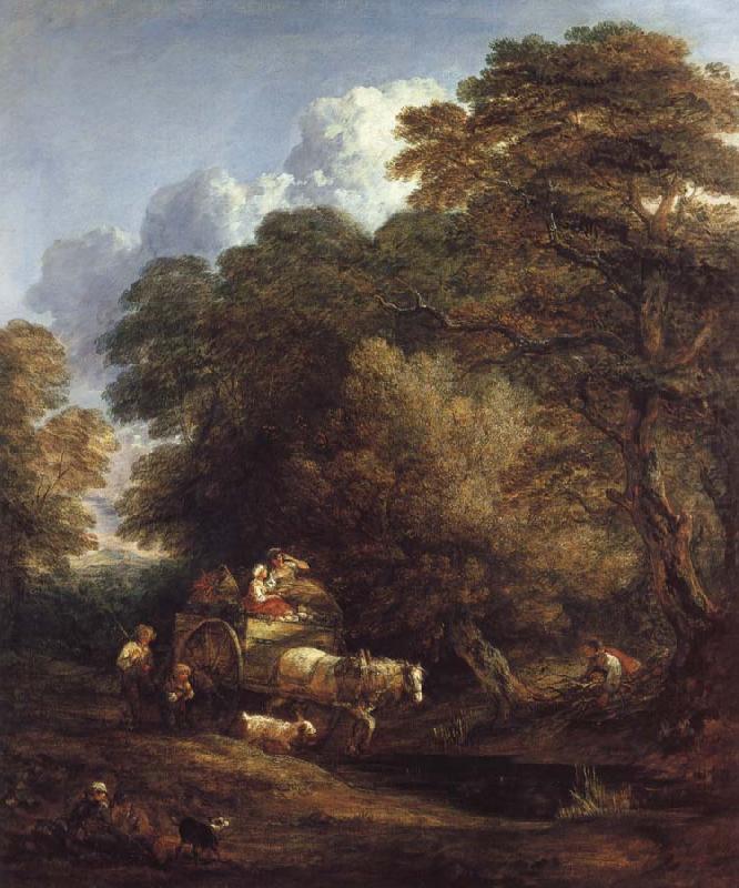 The Maket Cart, Thomas Gainsborough